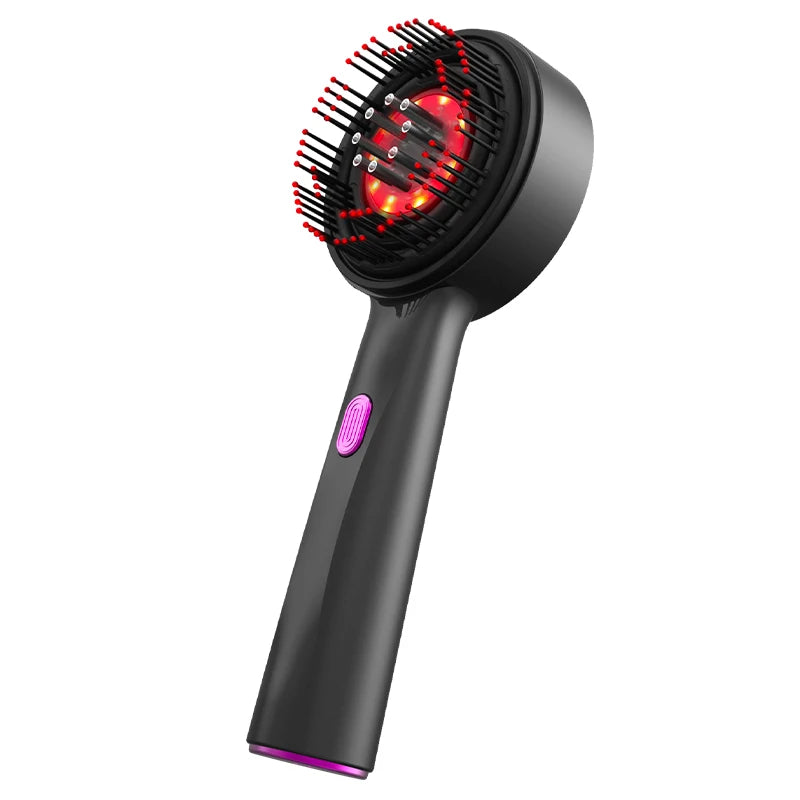 Elektrischer Vibrationsmassagekamm für Haarwachstumsförderung mit Rotlichttherapie